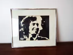 Buy Vintage Black & White Ink On Paper Bob Dylan Signed Art Tim Alderson Framed Art • 190.27£