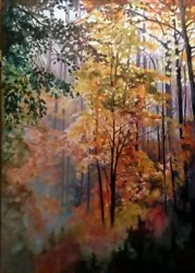 Buy Artist, Europe, Landscape Oil Painting On Canvas   YOUNG MAPLE • 122.33£