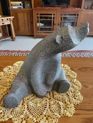 Buy Adorable Large Bear Sculpture By Austin Designs Faux Granite Finish • 163.09£