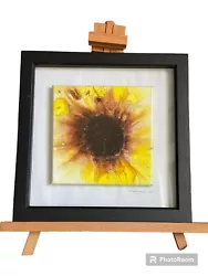 Buy Original 1/1 Unique Abstract Art Sun Sunflower Acrylic Painting Present Gift • 28£