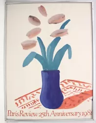 Buy DAVID HOCKNEY 'Flower Study' VINTAGE Painting Art Print C.1980 FRAMED  - B83 • 36£