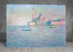 Buy Claude Monet Church Of San Giorgio Venice CANVAS PAINTING ART PRINT WALL 1671 • 5.15£