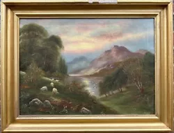 Buy Benjamin Davis (Scottish 1869-1946) 'Top End - Loch Lomond' Oil On Canvas Signed • 83£