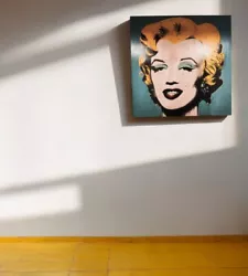Buy Andy Warhol Acrylic On Canvas 'Marliyn' Interpretation • 85£