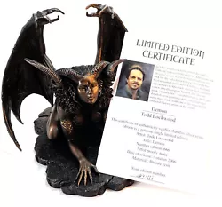 Buy NEMESIS NOW LIMITED EDITION  DEMON  FIGURINE By TODD LOCKWOOD GothicOccultHorror • 199.99£