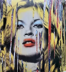 Buy MR. BRAINWASH  KATE MOSS  RARE AUTHENTIC LITHO PRINT After ANDY WARHOL • 326.17£