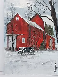 Buy December At Virginia Hand Painted Original Acrylic On A Canvas Board • 44.85£