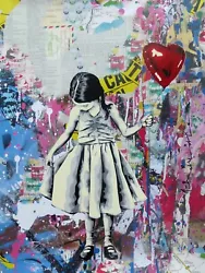 Buy MR BRAINWASH BEAUTIFUL GIRL Unique Mixed Media Original Graffiti HAND SIGNED • 6,430.88£