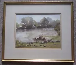 Buy Jeanie Berry Painting. Topsham, Exeter: Probably Of River Exe. Local Artist • 21.99£