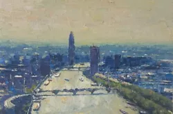 Buy London Viewed From The London Eye, Oil Painting Unframed  • 75£