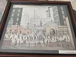 Buy L.S Lowry Picture Print   Coming From The Mill   1930, Size 45x40cm (FRAMED) • 0.99£