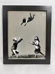 Buy Banksy Painting On Canvas 2001 With Frame In Good Condition • 310.42£