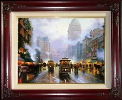 Buy Thomas Kinkade ~ San Francisco Market Street 20x24 S/N ~ Oil On Canvas • 618.51£