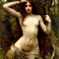 Buy  The Wood Nymph  | Old Masters | Pre Raphaelite | Original Signed Titled Giclee • 20.35£
