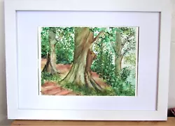 Buy Woodland. Original Watercolour Painting. A4. 300 Gsm. Unframed. Unique • 15£