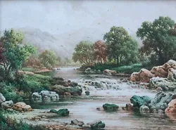 Buy Charles A Bool Original Antique Watercolour Painting River At Betws-y-Coed Wales • 63£