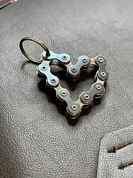 Buy Heart Keychain: Metal Art, Bicycle Chain, Recycled Parts, Small Family Business • 18.67£