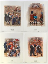 Buy Set Of 4 Court Scene Paintings Reproduction Prints By Barry Leighton-Jones • 32£