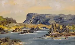 Buy Superb E. I. Bryce Oil Painting Coastal Landscape Ireland • 28.59£
