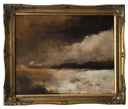 Buy Seascape Landscape Original Modern Impressionist Painting Turner Winter Scotland • 29£