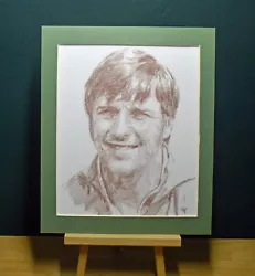 Buy Original Drawn Portrait Of Barry John By Gary Thompson. • 25£