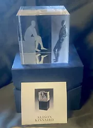 Buy Alison Kinnaird Apartment Cube Block 4” Glass Art Sculpture • 233.40£
