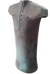 Buy Raku Pottery Male Torso Sculpture Les Mitchell Signed  Shirt Art Chest • 194.49£