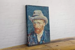 Buy Vincent Van Gogh Self Portrait 1887 Canvas Wall Art Painting Picture Print • 15.99£