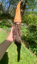 Buy Vtg Wood Tree Spirit Carving Forest Face Sculpture Wizard Knot 21  Ooak • 61.27£