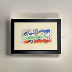 Buy Marc Chagall Artwork Lithograph Le Fleuve Vert First Edition 1974 • 450£
