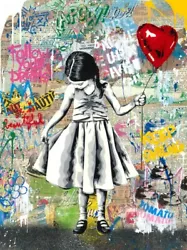 Buy Mr. Brainwash ❤️ Beautiful Girl 2024 ❤️ Unique - Life Is Beautiful - Banksy Show • 10,538.09£