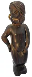 Buy Hand Carved Boy Bottle Opener & PostCard Hard-wood Sculpture Folk Art Head Lift. • 40.97£