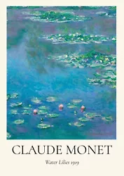 Buy Monet Water Lilies Art Print Exhibition Poster Wall Art Boho Water Pond Flowers • 8.99£