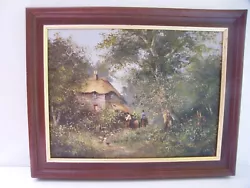 Buy LES PARSON (b.1945 ) Oil Painting Children On Horses  In Countryside Landscape • 95£