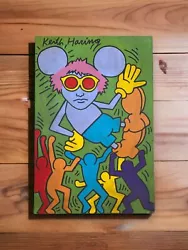 Buy Keith Haring Artist Oil Painting Canvas Signed Stamped Hand Handmade Vintage • 235.76£