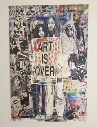 Buy Mr. Brainwash John Lennon & Yoko Ono Authentic Lithograph Print Pop Art Poster • 139.79£