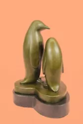 Buy Vtg Mid Century Modernist Deco Bronze Brass Abstract Penguin Bird Sculpture Gift • 185.79£