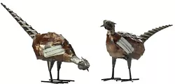 Buy Metal Pheasant Garden Ornament Sculpture Art - Handmade Recycled Metal Bird • 67.95£