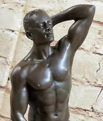 Buy EROTIC RESTING NAKED MALE Nude Gay GIFT BRONZE FIGURINE STATUE - NEW DECOR Gift • 270.19£
