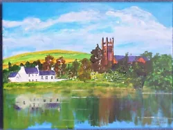 Buy Kilconquar Church, Fife, Scotland, An Acrylic Painting, By John Cowan. • 9.99£
