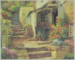 Buy Dufex Foil Picture Print - Cottage Painting By EW Haselhurst -8 X10 Size Picture • 3.99£