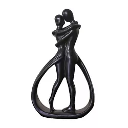 Buy 1pc Hugging Couple Figurine Modern Romantic Couple Love Resin Statue Decor • 8.88£