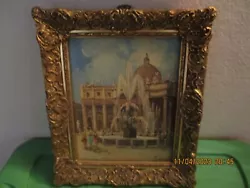 Buy 1961 City Of Rome Oil Painting (signed) Size 13 X 11  SALE • 93.94£