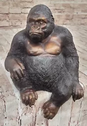 Buy Collectible Bronze Kingkong Sculpture: Limited Edition Gorilla Statue Signed • 194.11£