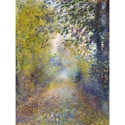 Buy Renoir In The Woods Painting Landscape Extra Large Art Poster • 18.49£