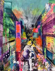 Buy New York City Original Painting By MBollen City Scape Urban NYC City  • 373.44£