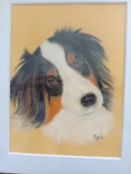 Buy Sheep Dog Original Art Pastel Painting • 6£