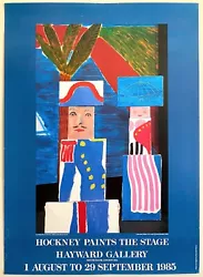 Buy David Hockney Rare 1985 Lithograph Print Exhibition Poster   Les Mamelles   1983 • 2,096.84£