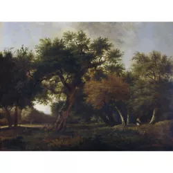 Buy Jan Van Kessel View In The Woods Painting Canvas Wall Art Print Poster • 13.99£