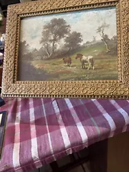Buy Vintage Oil Painting Of Horses • 20£